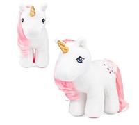 Basic Fun My Little Pony, Peluche de Moondancer del 40 Aniversario, 35332, Regalos de Caballos Retro para niños y niñas, Unicornios de Peluche para niños y niñas de a Partir de 3 años