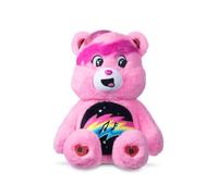 Basic Fun Osos Cariñosos 35cm Peluche Rock Theme - Cheer Bear - Edición ecológica - para niños y Fans