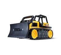 Basic Fun Steel Classics Apisonadora, Tonka, camión apisonadora de Juguete, Juguete de construcción para Juego Creativo, Amarillo-Negro, para niños y niñas a Partir de 3 años