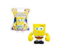 Basic Fun Stretch Armstrong Bob Esponja Squarepants - 7,5 cm Elástico Spongebob Juguetes de Bob Esponja Aplastable y Elástico Coleccionable para Niños y Fans