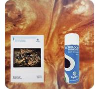 BASIC Kit Hidroimpresion Incluye: 1 Activador hidroimpresión 400 ml + 1 Manual de instrucciones + 1 Lámina para hidroimpresión madera de raíz Medidas: Ancho: 100cm. Largo: 200cm (HMR-147)