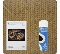 BASIC Kit Hidroimpresion Incluye: 1 Activador hidroimpresión 400 ml + 1 Manual de instrucciones + 1 Lámina de hidroimpresión efecto mimbre Medidas: Ancho: 50cm. Largo: 100cm (HOT-149)