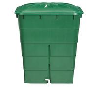 Garantia Basic Line Tonel para lluvia Rectangular (300 l, Verde)