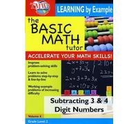 Basic Math Tutor: Subtracting 3 & 4 Digit Numbers (DVD) (Importación USA)