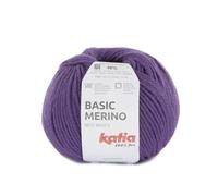 BASIC MERINO de Katia en ovillos de 50 gramos y 120 metros (101 - Lila oscuro)