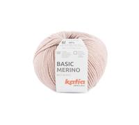 BASIC MERINO de Katia en ovillos de 50 gramos y 120 metros (91 - Rosa perlado)