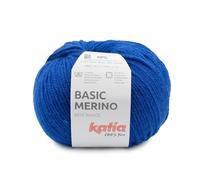 BASIC MERINO de Katia en ovillos de 50 gramos y 120 metros (94 - Azul ultramar)
