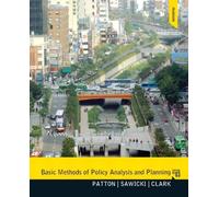 Basic Methods of Policy Analysis and Planning Plus MySearchLab with eText -- Access Card Package (3rd Edition) by Carl Patton (2012-09-07)