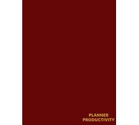 Basic Planner Productivity : A Monthly , Weekly and daily for planning your success -8.5x 11 Size -Black- Note -Weekly goals- Contact List- Monthly goals-Daily planner