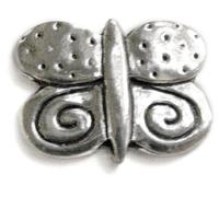 Basic Spirit Forma de mariposa / Spread Your Wings Coin hecha a mano de peltre sin plomo CN-51