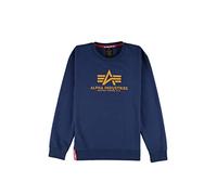 Alpha Industries Basic Big Logo Sweatshirt Sudaderas Talla 3XL - Azul/Beige