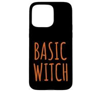 Basic Witch Simple Funny Halloween Carcasa para iPhone 15 Pro Max