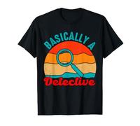 Basically A Detective Detective Privado Detective Camiseta gráfica económica