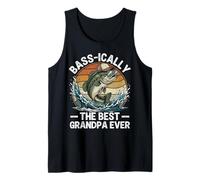Básicamente el Mejor Abuelo de la Historia del día del Padre Pesca Divertido Camiseta sin Mangas