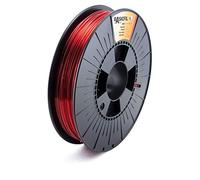 BASICFIL PET 1.75mm, 500 gr filamento de impresión 3D, Rojo transparente