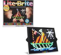 BasicFun Lite-Brite The Original - Tablero de Dibujo con luz LED y Colores - Juguete con luz para niños