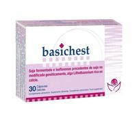 Basichest 30 pastillas menopausia - Herbetom Bioserum | Soja fermentada e isoflavonas de soja menopausia con alga Lithothamnium rica en calcio