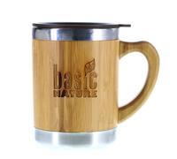 BasicNature Edelstahlbecher Taza Talla única Marrón