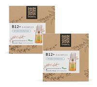 basics Complejo B12 + B con todas las 8 vitaminas B - Alta dosis de 500 mcg de vitamina B12 - Para más energía y apoyo del sistema nervioso - 30 botellas - 10 ml por dosis diaria - Vegano - Pack de 2