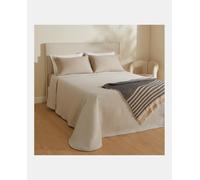 Basics El Corte Inglés Juego de sábanas con bajera Karin Basics El Corte Inglés. Gris Cama 90 cm