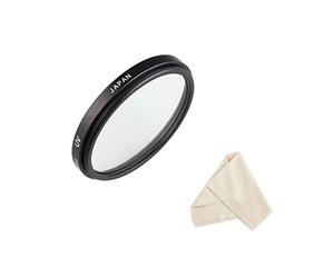Basics - Lente de cámara con filtro UV de 52 mm, protección ultra delgada, filtro ultra violeta para Nikon AF-P DX NIKKOR 18-55 mm, f/3.5-5.6G VR con cámara Nikon D3000 D3100 D3200 D3300 D3400 D3500