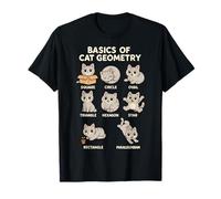 Basics of Cat Geometry Funny Cat Math Physics Science Humor Camiseta