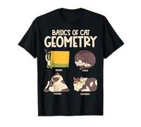 Basics of Cat Geometry Funny Cat Math Physics Science Humor Camiseta