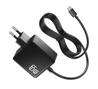 Basicvolt Cargador Portatil USB C 65W 45W para Lenovo ThinkPad Yoga, HP Chromebook, ASUS Zenbook, Samsung Galaxy Book Cargador Ordenador Tipo c Universal