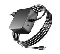 Basicvolt Cargador Portátil USB C 90W para Lenovo ThinkPad Yoga HP DELL ASUS Acer Chromebook Xiaomi Huawei Matebook Samsung Google Cargador Ordenador Portátil Tipo C
