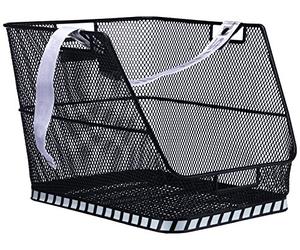BASIL 291123 - cesto extraíble de Malla de Acero con Correa con Banda Reflectante Class (38x31x