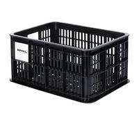 Basil B.V. Crate - Caja de Bicicleta Unisex para Adultos, 40,4 x 29,8 x 20,2 cm, Color Negro