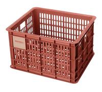 Basil B.V. Crate - Caja de Bicicleta Unisex para Adultos, 45,25 x 35 x 25 cm, Color Rojo