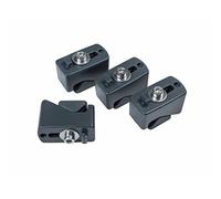 Basil B.V. Unisex Adultos 2128216810 Kit de fijación para cestas, Negro, Talla única