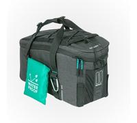 Basil Bolsa Discovery 365D M 9L IMPER.Poliester Alforja, Sport, Negro (Negro), Talla Única