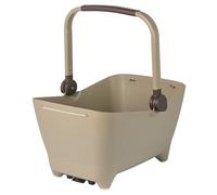Basil Buddy MIK - Cesta para Bicicleta para Perros (32 L, Resistente, Incluye Sistema MIK con Cerradura y Placa MIK Carrier), Transporte Seguro de Perros