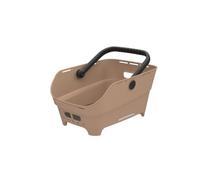 Basil Cento Neo MIK - Cesta Trasera para Bicicleta, 21 L, plástico Reciclado, Reflectante, 46,9 x 23,7 x 14,1 cm, Color Arena