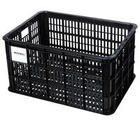 Basil B.V. Unisex - Adulto Crate Portabici Nero, 49,8 x 39 x 26,5 cm