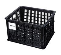 Basil Baúl para bicicleta Crate – Unisex adulto, negro, 45.25x35x25 cm