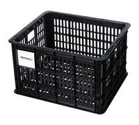 Basil Crate Bauletto per bicicletta, Unisex Adulto, Nero, 45.25x35x25cm