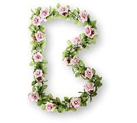 Basil Flower Garland - Guirnalda de Flores con Las Rosas Rosadas