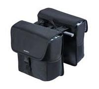 Basil Go Double Bag MIK - Bolsa Doble (32 L, Impermeable, Incluye Sistema MIK con Cerradura), Viajes por la Ciudad, Compras y Uso Diario