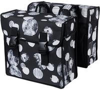 Basil Mara XL Sphere Bolsa Doble para Bicicleta Negro/Gris 35L, Gris, 35L, Casual, Gris, 35L, Casual