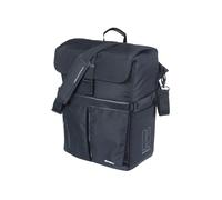 Basil Move MIK Hooks - Bolso de Hombro (15 L, poliéster Reciclado, Impermeable, día a día y el Ocio, Compatible con Todos los portaequipajes)