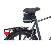 Basil Satteltasche Mada Borsa da bicicletta, Unisex Adulto, Nero, 11 x 10 x 9 cm, 1 Liter