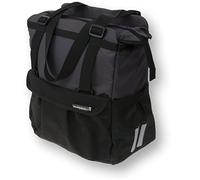 Basil Shopper XL Bolsa para Bicicleta, Unisex Adulto, Negro/Antracita, 20 litros