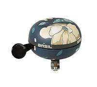 BASIL Big Bell Magnolia Timbre de Bicicleta, Unisex Adulto, Azul, 80 mm