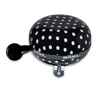 BASIL Timbre Ding-Dong Polka Dot Negro/Blanco Dots