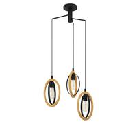 Basildon Lámpara colgante (120 W, Ø x Al: 61,5 x 130 cm, Negro, E27)