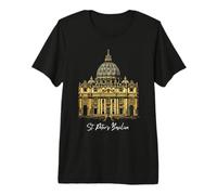 Basílica de San Pedro Catedral Vaticano Roma Camiseta Premium