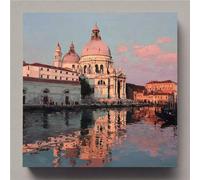Basílica de San Pedro Diamond Painting Adultos, Diamond Painting Paisaje Pintura Diamante Niños DIY 5D Cristal Bordado Punto de Cruz Manualidades para Decoración Pared Hogar Regalo 30x30cm ax2-2j